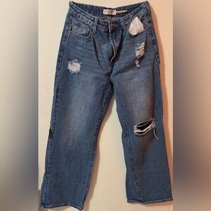 Distressed Blue Women's Jeans